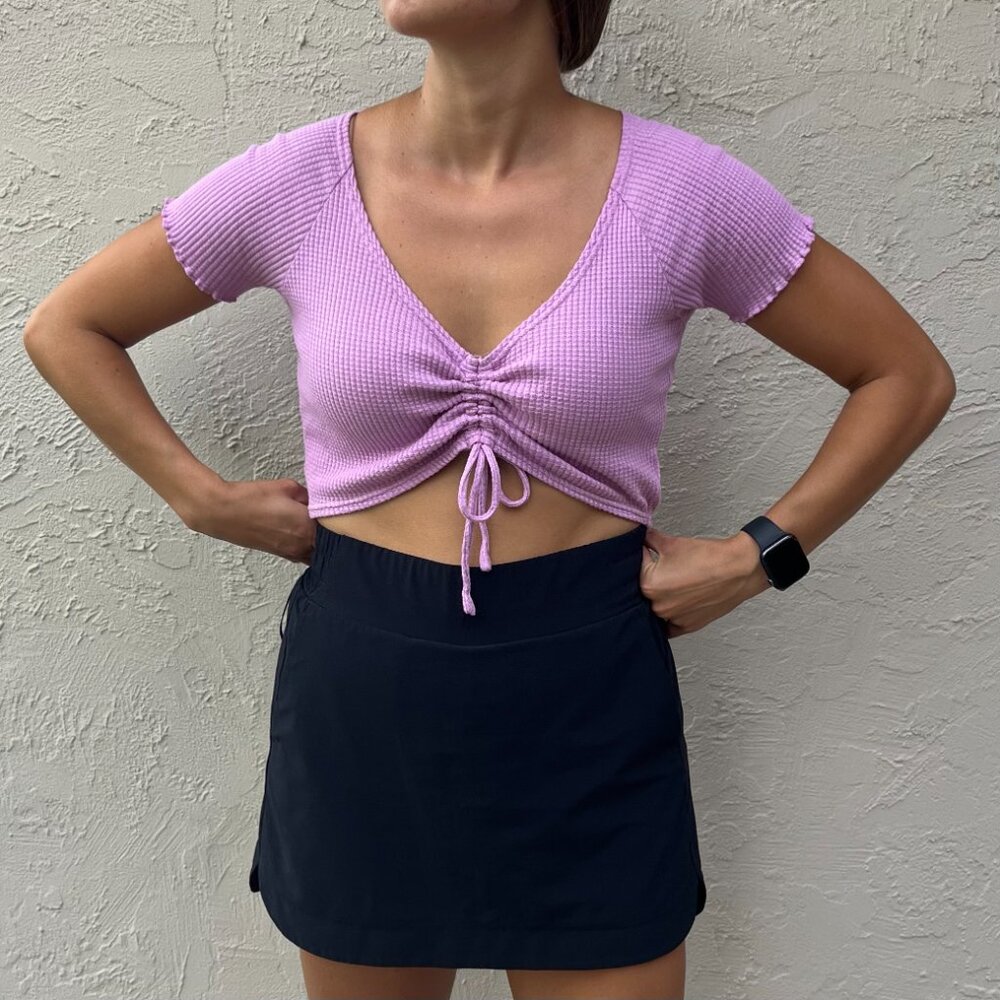 NEW La hearts cotton crop top